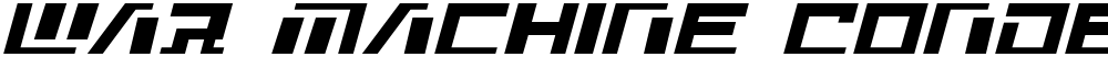 War Machine Condensed