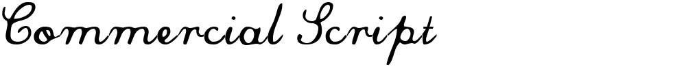 Commercial Script