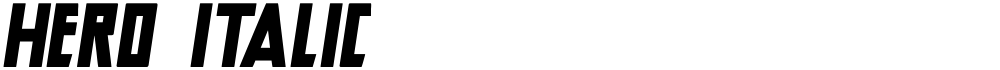 Hero Italic