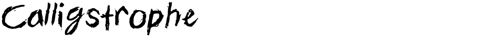 Calligstrophe