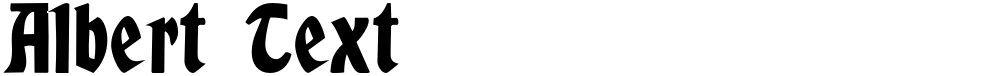 Albert Text