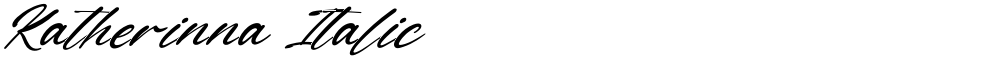 Katherinna Italic