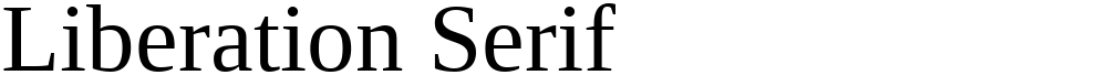 Liberation Serif