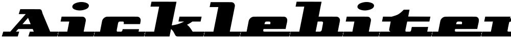 Aicklebiter