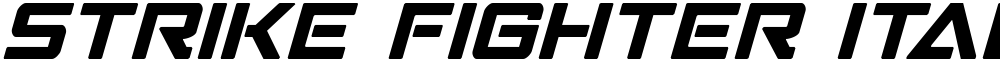 Strike Fighter Italic