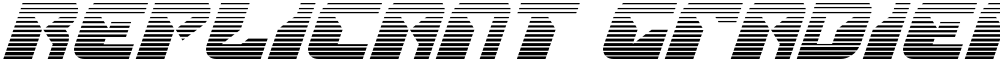 Replicant Gradient Italic