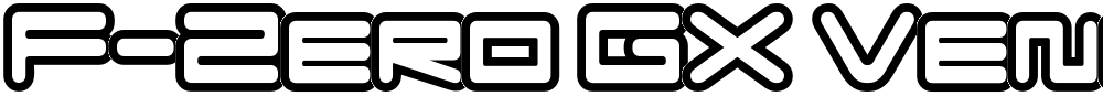 F-Zero GX Venue Font Outlines
