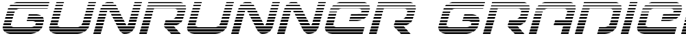 Gunrunner Gradient Italic