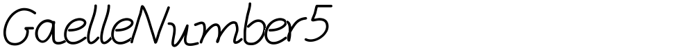 GaelleNumber5