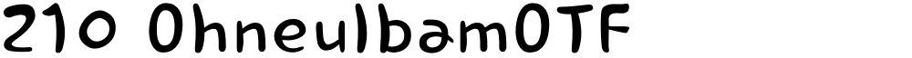 210 OhneulbamOTF