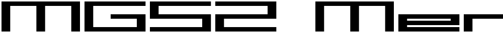 MGS2 Menu