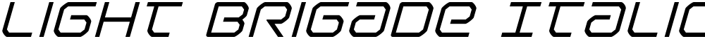 Light Brigade Italic