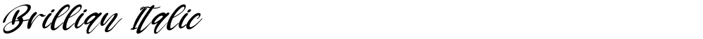 Brillian Italic