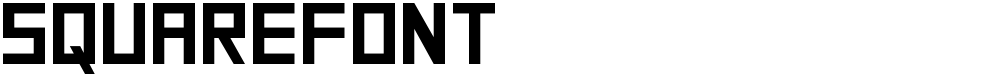 SquareFont