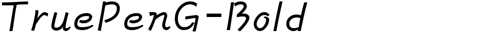 TruePenG-Bold