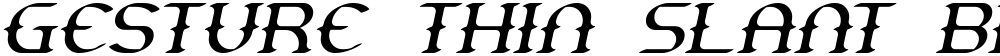 Gesture Thin Slant BRK