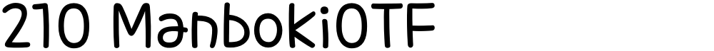 210 ManbokiOTF