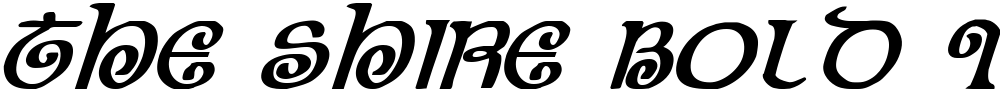 The Shire Bold Italic