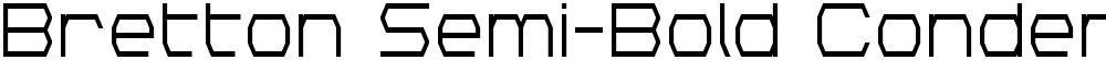 Bretton Semi-Bold Condensed