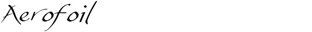 Aerofoil