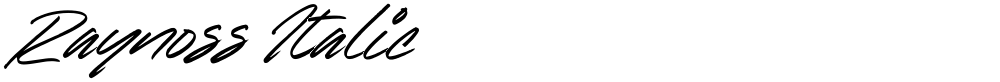 Raynoss Italic