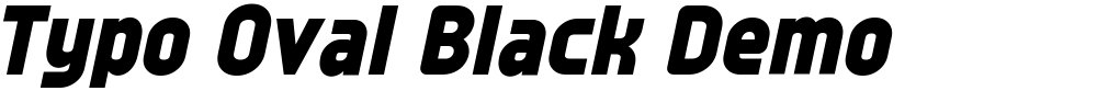 Typo Oval Black Demo