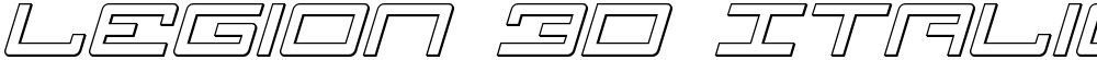 Legion 3D Italic