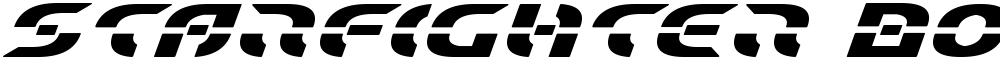 Starfighter Bold Expanded Italic