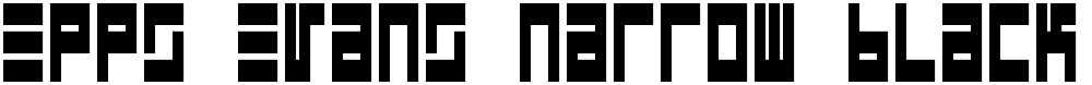 Epps Evans Narrow Black