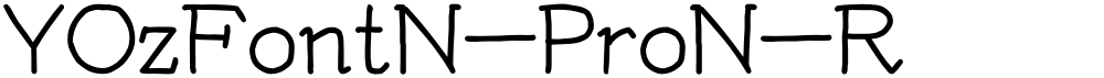YOzFontN-ProN-R