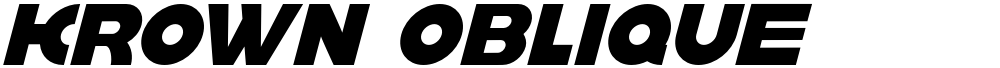krown oblique