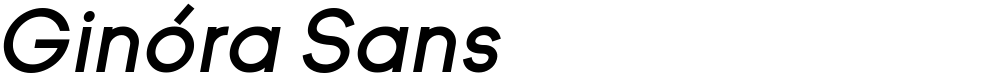 Ginóra Sans