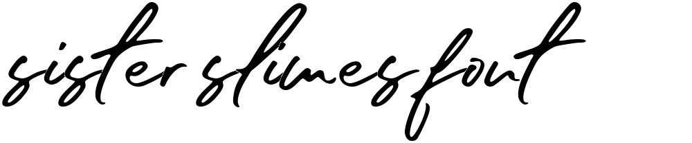 sister slimes font