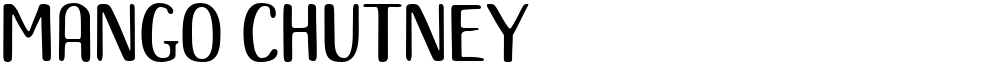 Mango Chutney