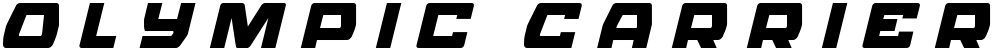 Olympic Carrier Title Italic