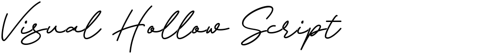 Visual Hollow Script