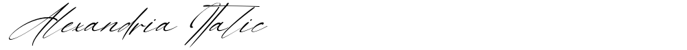 Alexandria Italic