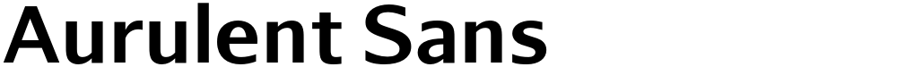 Aurulent Sans