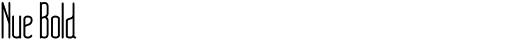 Nue Bold