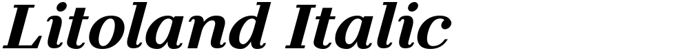 Litoland Italic