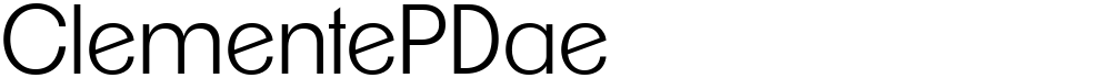 ClementePDae