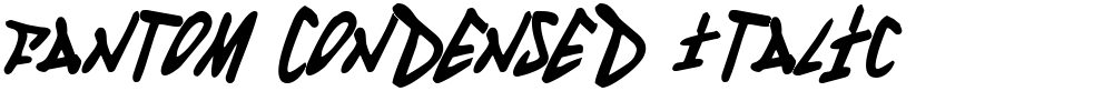 Fantom Condensed Italic