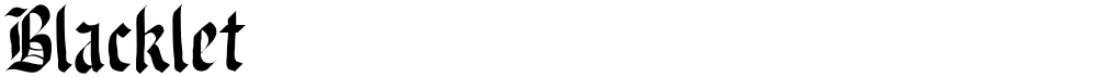 Blacklet