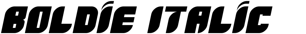 Boldie Italic