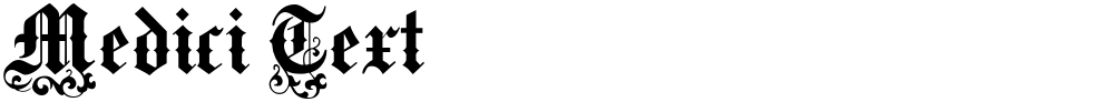 Medici Text