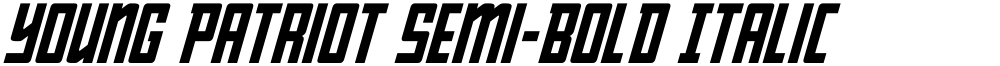 Young Patriot Semi-Bold Italic