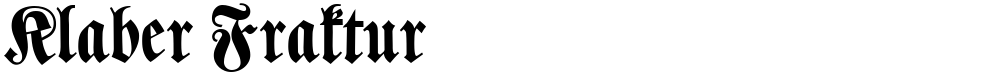 Klaber Fraktur
