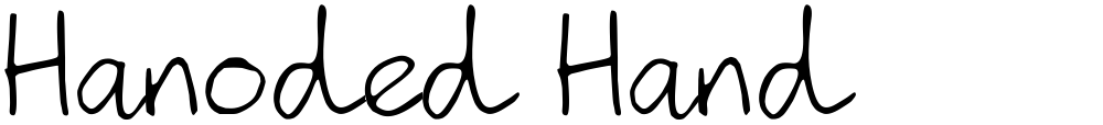 Hanoded Hand