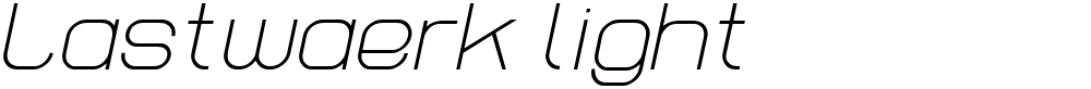 Lastwaerk light