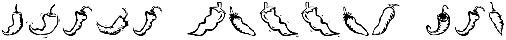 Chili Pepper Dingbats